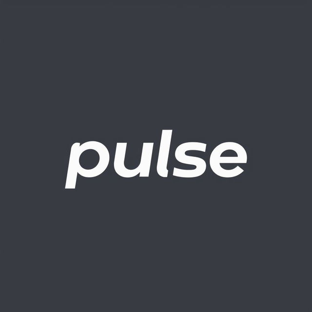 Design a simple and unique logo for the Pulse car company