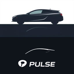 Design a simple and unique logo for the Pulse car company