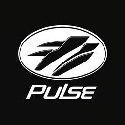 Create a sleek and modern car logo for a brand named 'Pulse'