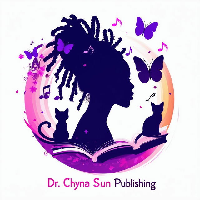 Create an elegant and vibrant logo for a book by Dr