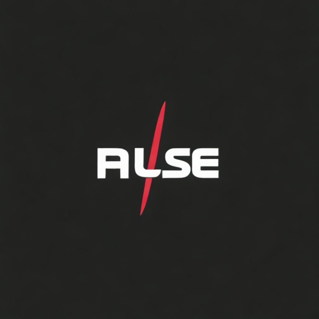 Create a car logo for 'Pulse' that features a stylized 'P' with bars extending from it to form a pulse or heartbeat pattern