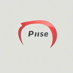 Create a car logo for 'Pulse' that features a stylized 'P' with bars extending from it to form a pulse or heartbeat pattern