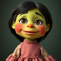 A photorealistic version of Mona from the Canadian kid's show Nanalan