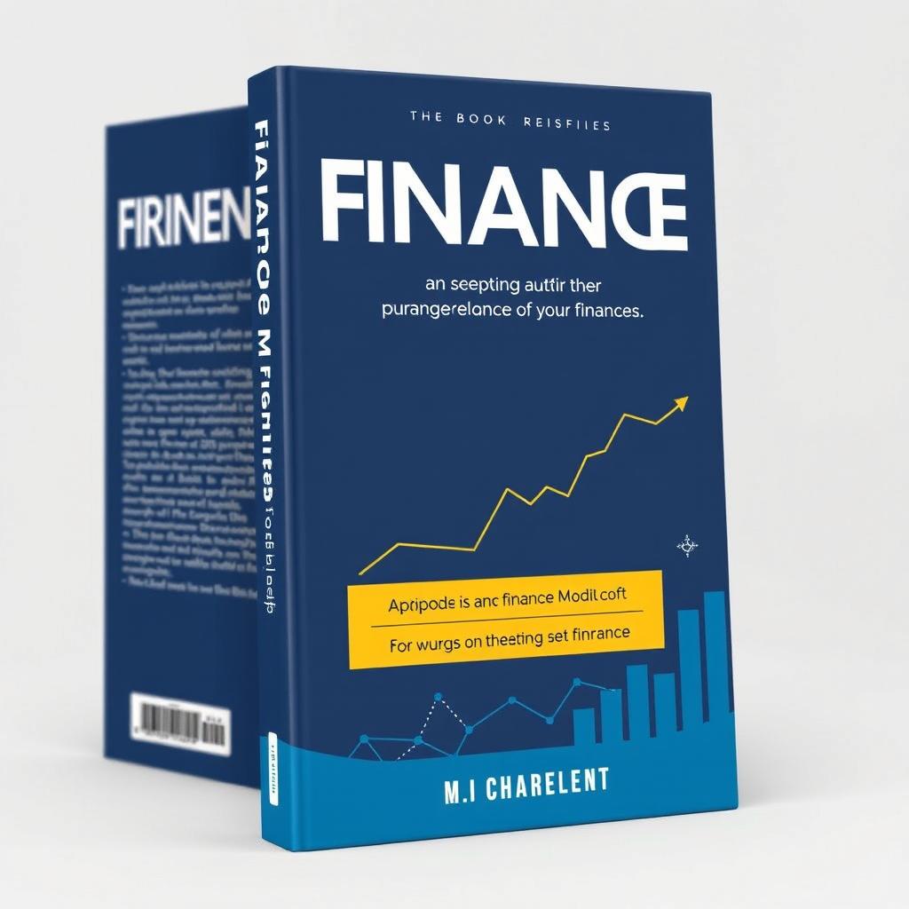 A book cover design for a finance book