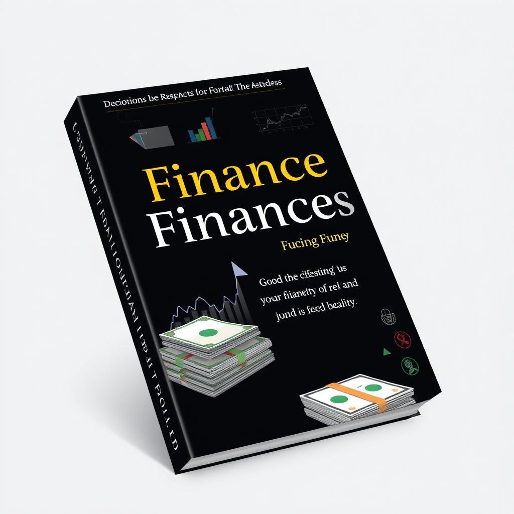 A book cover with the theme of finances