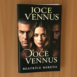 A book cover titled 'Doce Vennus' featuring two men and a woman