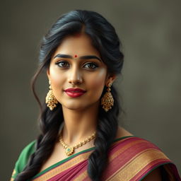 Create an image of a girl with a body structure similar to Malayalam actress Mia George