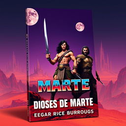 Create a professional and high-quality book cover for 'Dioses De Marte'