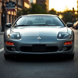 A detailed and realistic image of a 2000 Mitsubishi Eclipse