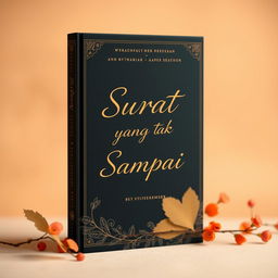 Create a book cover with the title 'Surat yang Tak Sampai'