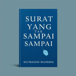 Create a book cover with the title 'Surat Yang Tak Sampai' and the author's name 'Rai Prachaya Ruangroj'