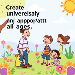 Create an image that is universally appealing and appropriate for all ages