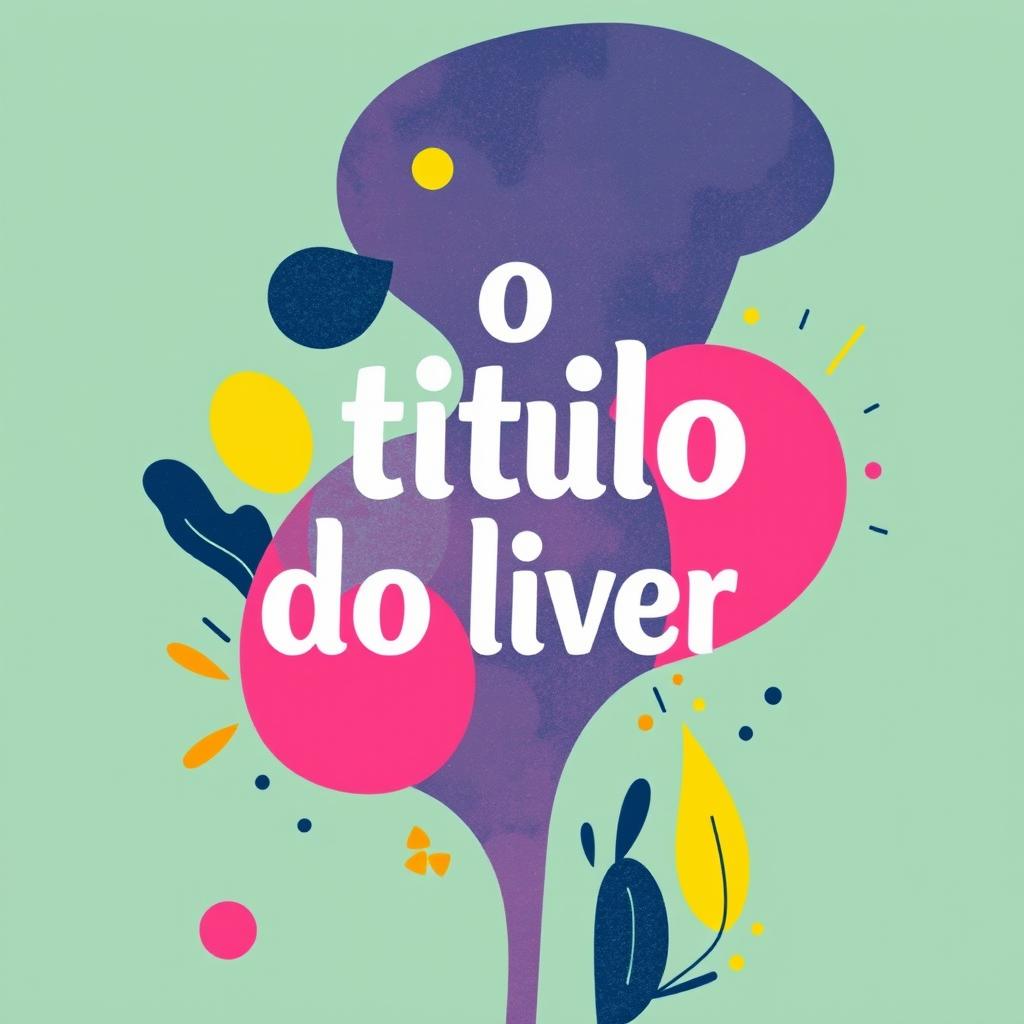 Capa de livro com o título 'O título do livro'