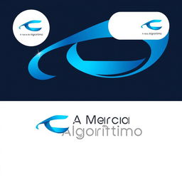 A logo design for 'A Marca do Algorítimo'