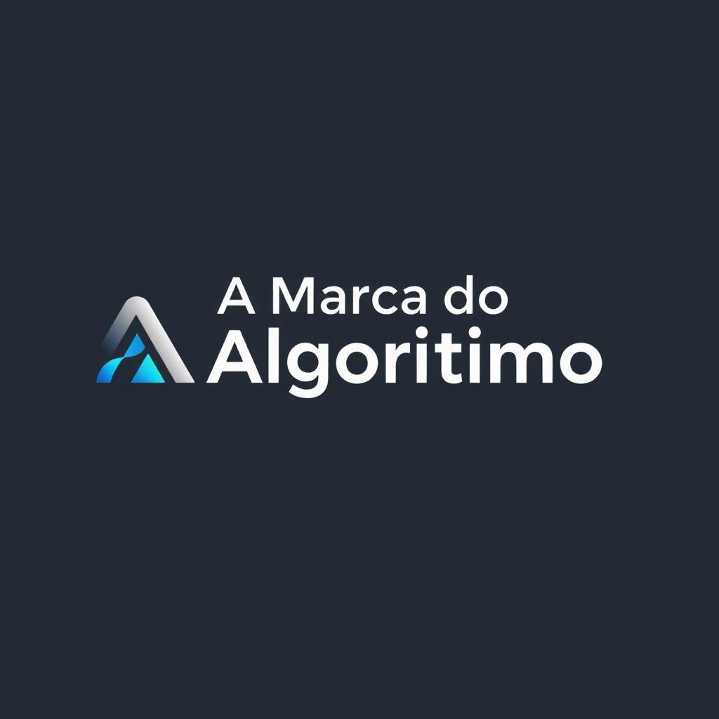 A logo design for 'A Marca do Algorítimo'