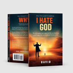 Design a book cover with the title 'Why I Hate God by David'