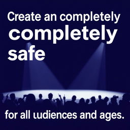 Create an image that is completely safe and appropriate for all audiences and ages