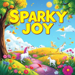 Create a vibrant, imaginative scene that sparks joy and creativity