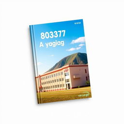 Create a book cover featuring the image of a school with the text 'IE 80316 Ayangay'