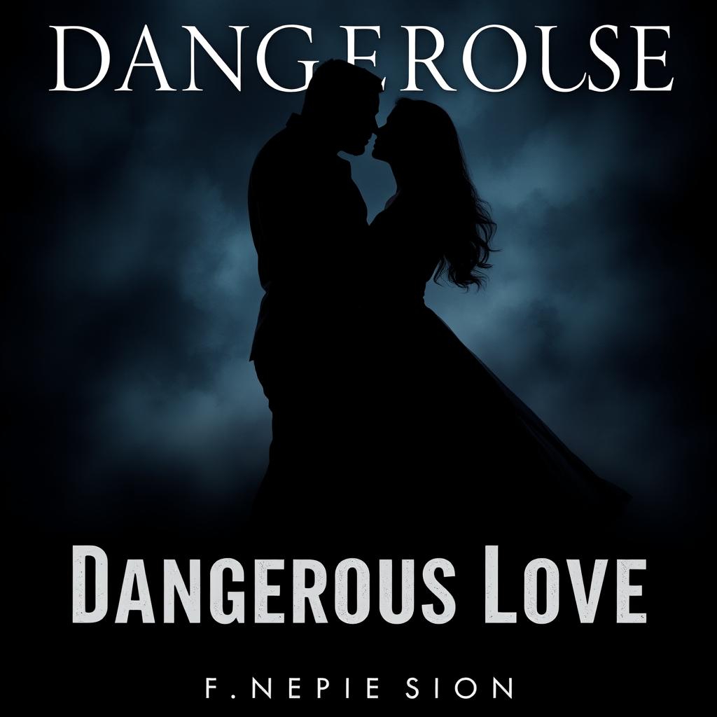 A dark and mysterious fanfiction cover with the title 'Dangerous Love'