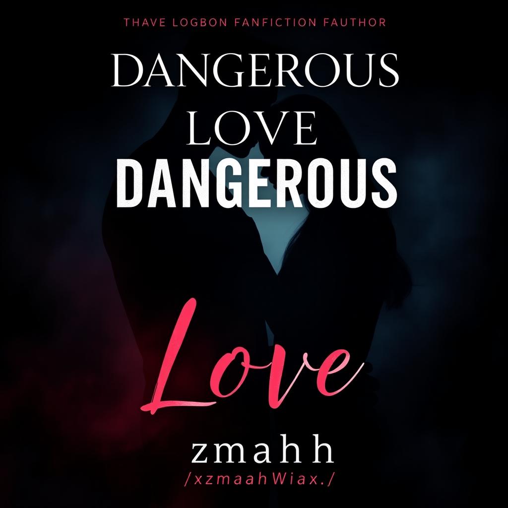 A captivating fanfiction cover with the title 'Dangerous Love' and the author's name 'xzmahhx_'