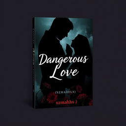 A captivating fanfiction cover with the title 'Dangerous Love' and the author's name 'xzmahhx_'