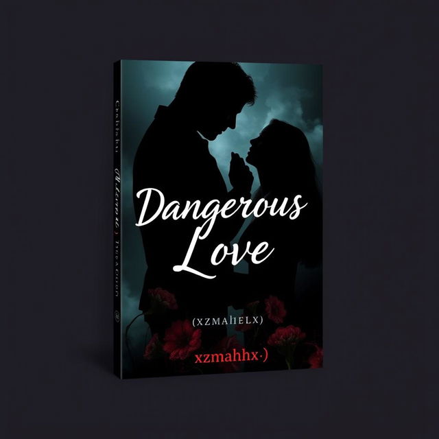 A captivating fanfiction cover with the title 'Dangerous Love' and the author's name 'xzmahhx_'