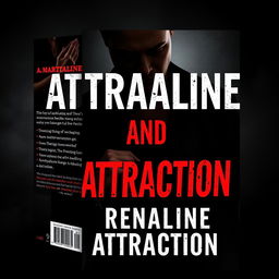 Create a book cover with the title 'Adrenaline and Attraction'