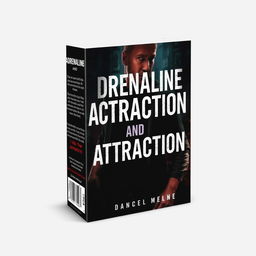 Create a book cover with the title 'Adrenaline and Attraction'