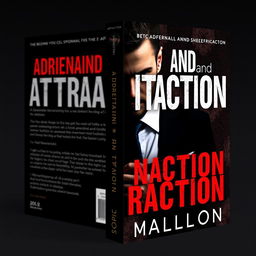 Create a fanfic cover with the title 'Adrenaline and Attraction'