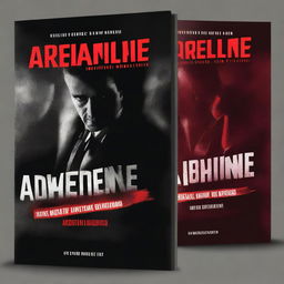 Create a fanfic cover with the title 'Adrenaline and Attraction'