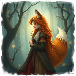 In the enchanting world of the Whispering Woods, where magic and mystery intertwine, lives a remarkable fox woman named Faye