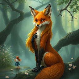 In the enchanting world of the Whispering Woods, where magic and mystery intertwine, lives a remarkable fox woman named Faye