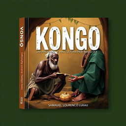 Create a book cover for 'KONGO: UM PASSADO E UMA CULTURA PARA REVISITAR' by Samuel Lourenço Lukau