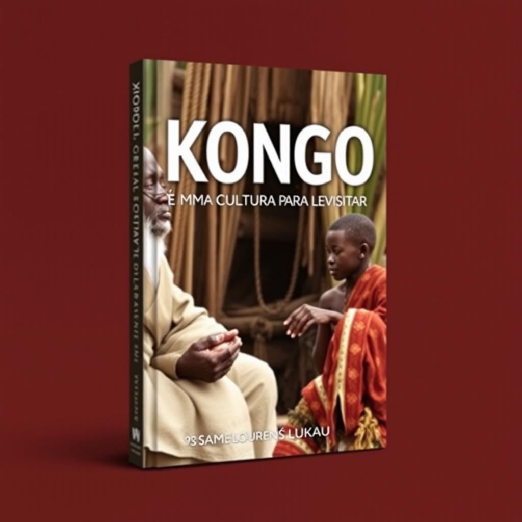 Create a book cover for 'KONGO: UM PASSADO E UMA CULTURA PARA REVISITAR' by Samuel Lourenço Lukau