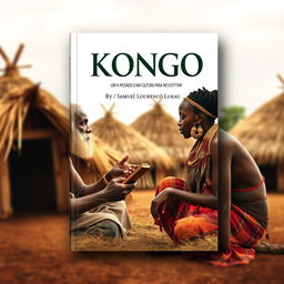 Create a book cover for 'KONGO: UM PASSADO E UMA CULTURA PARA REVISITAR' by Samuel Lourenço Lukau