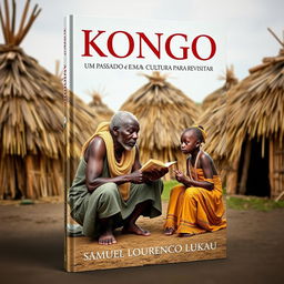 Create a book cover for 'KONGO: UM PASSADO E UMA CULTURA PARA REVISITAR' by Samuel Lourenço Lukau