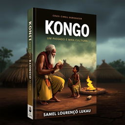 Create a book cover for 'KONGO: UM PASSADO E UMA CULTURA PARA REVISITAR' by Samuel Lourenço Lukau