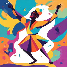 A fun and quirky illustration capturing the essence of the 'Skibidi' dance trend