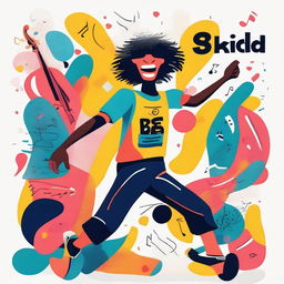 A lively and energetic illustration featuring the quote 'Be Skibidi