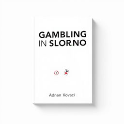 Create a minimalist book cover on the theme of Gambling in Slovenia: A Look at the Market and Its Challenges