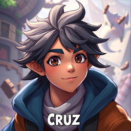 A detailed and vibrant image of a character named Cruz, showcasing their unique features and personality in a captivating scene