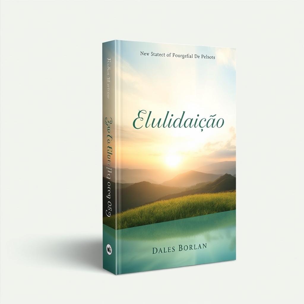 A book cover design for an evangelical book titled 'Elucidação'