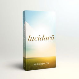 Design a book cover for an evangelical book titled 'Elucidação'