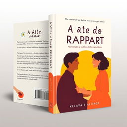 A book cover design for 'A Arte do Rapport: Conectando-se com os Outros de Forma Autêntica'