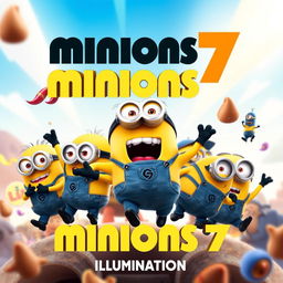 Create a movie poster for 'Minions 7' by Illumination