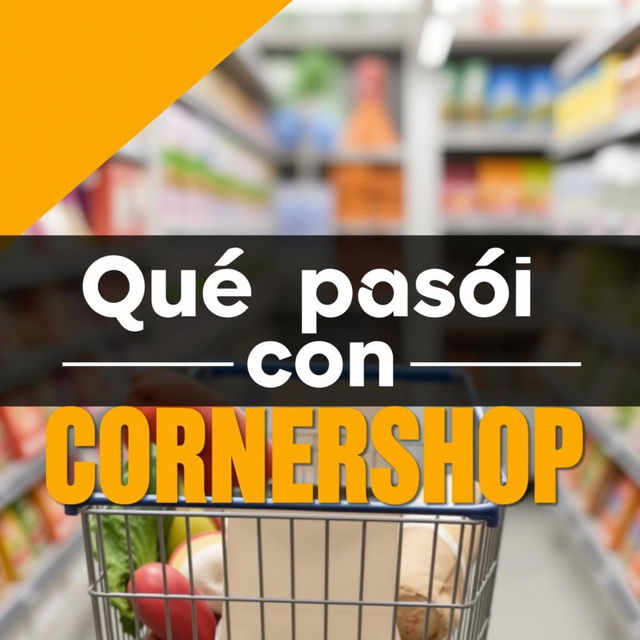 Create a thumbnail image that says 'Qué pasó con Cornershop'