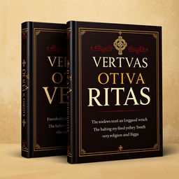 A cover for a book titled 'Objectiva Veritas'