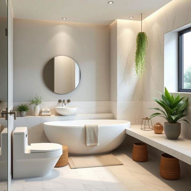 Ideas para decorar un baño utilizando las siguientes imágenes como inspiración