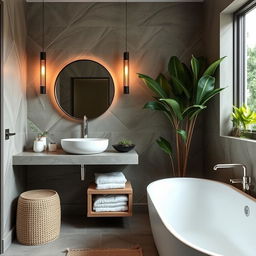 Ideas para decorar un baño utilizando las siguientes imágenes como inspiración